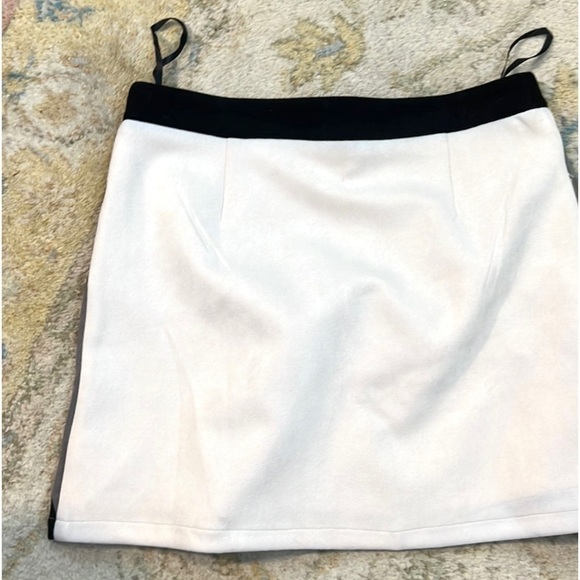 NWT Wild Honey Metallic Panel Mini Skirt Modern Chic Night Out Statement Size M - Picture 12 of 14